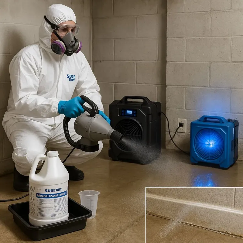 Sanitization and Odor Removal process in Bedminster, PA