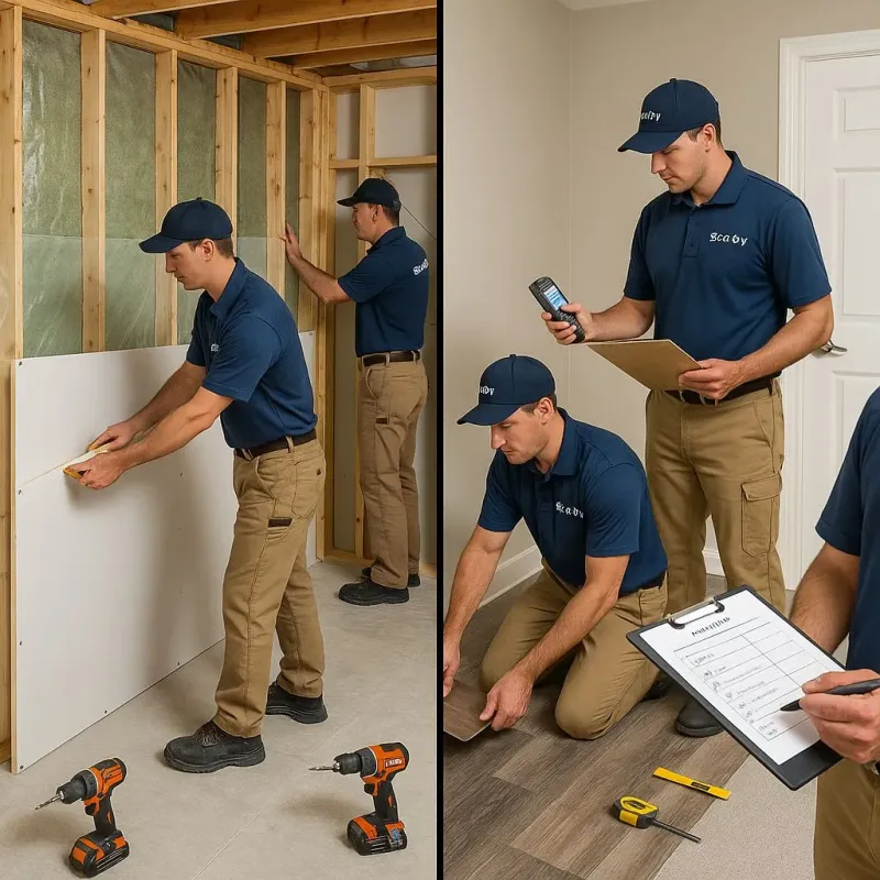 Repairs and Reconstruction process in Bedminster, PA