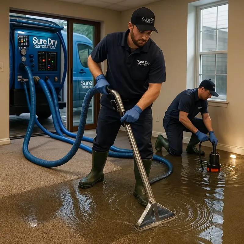Water Extraction and Removal process in Bedminster, PA